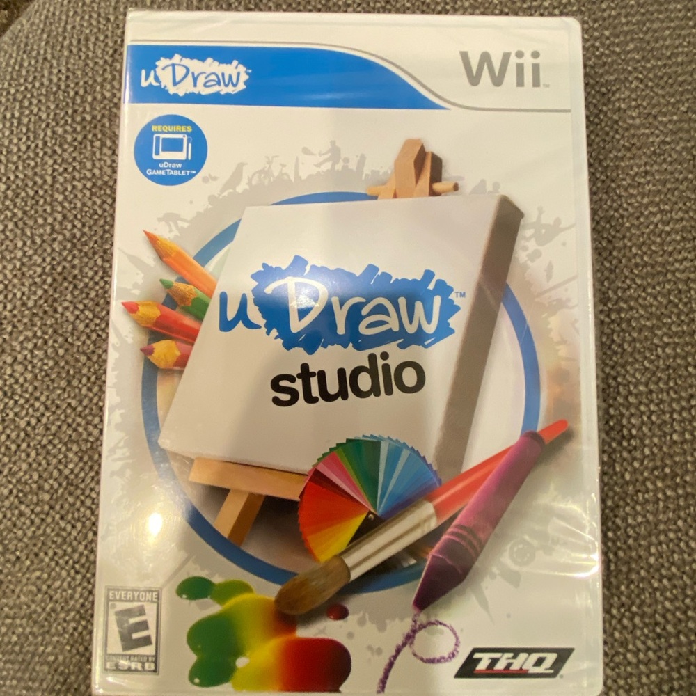 Sealed Nintendo Wii U Draw Studio Game THQ Video Game‎ Complete 2010